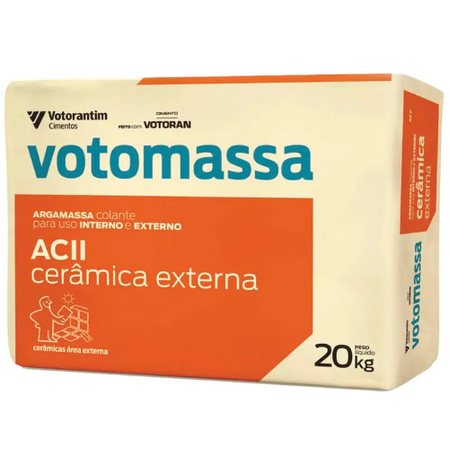 Argamassa AC-II Interna e Externa Cinza de 20 Kg Votomassa